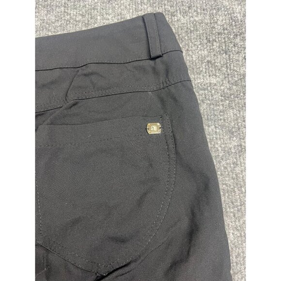 Rinasciemento Pants Women's Medium Black Chino Mid Rise Made in Italy - Picture 8 of 9